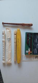 Blokfluiten Collectie - Yamaha, Angel, en Meer!, Ophalen of Verzenden, Gebruikt, Sopraan of Sopranino, Met koffer, hoes of etui