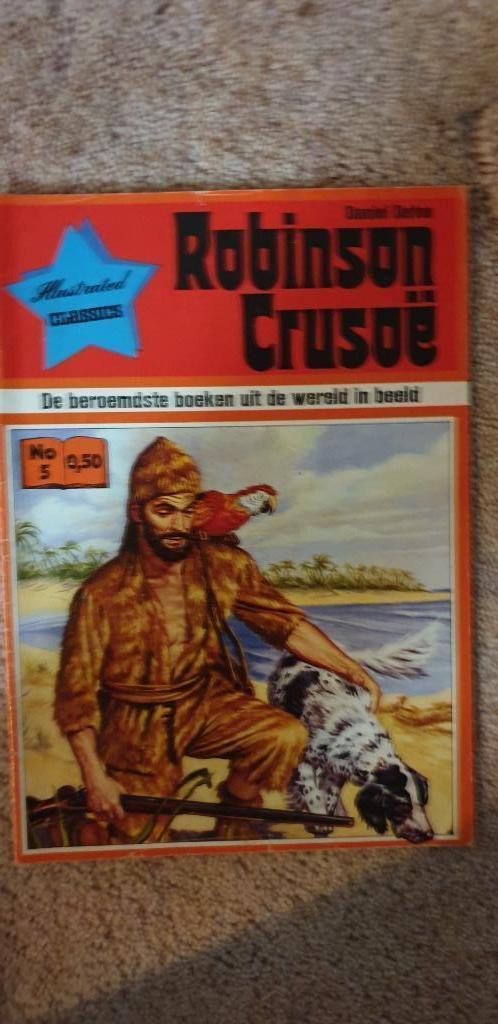 Robinson Crusoe, Boeken, Stripboeken, Gelezen, Eén stripboek, Ophalen
