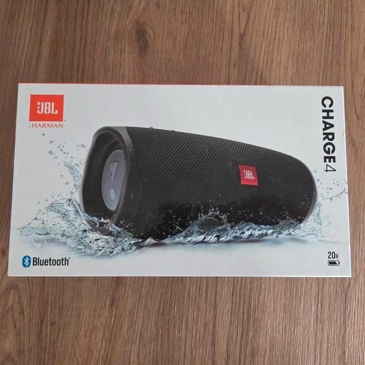 JBL Charge 4 - Draagbare Bluetooth Speaker - Nieuwstaat, Audio, Tv en Foto, Luidsprekers, Zo goed als nieuw, Overige typen, 60 tot 120 watt