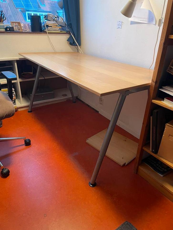 Tafel/bureau Ikea Galant, Huis en Inrichting, Bureaus, Gebruikt, Ophalen of Verzenden