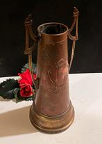 Antieke Koperen Arts & Crafts Vaas, Ophalen of Verzenden, Koper
