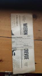 Voor de liefhebber te koop diversen krantjes, Ophalen of Verzenden, 1940 tot 1960, Tijdschrift