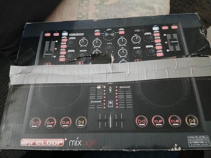 Reloop dj mix tafel draai tafel mengpaneel, Muziek en Instrumenten, Mengpanelen, Zo goed als nieuw, Minder dan 5 kanalen, Ophalen of Verzenden