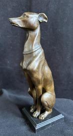 Hond , Art Deco , gesigneerd , brons/bronzen, Ophalen of Verzenden