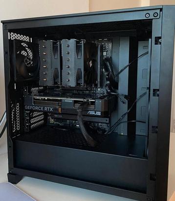Rtx 4070 Ryzen 5 7600 gaming pc +read description beschikbaar voor biedingen