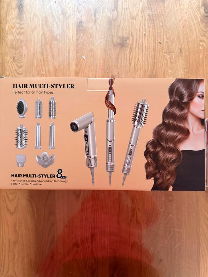 Multistyler 8in1 - Föhn, stijltang, krultang, airwrap, Witgoed en Apparatuur, Persoonlijke-verzorgingsapparatuur, Nieuw, Haarverzorging