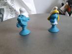 2 Smurfen, Ophalen of Verzenden, Zo goed als nieuw, Smurfin, Poppetje, Figuurtje of Knuffel