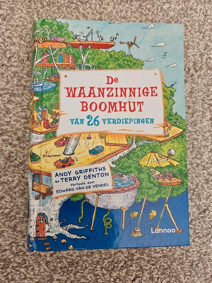 Terry Denton - De waanzinnige boomhut van 26 verdiepingen, Boeken, Kinderboeken | Jeugd | onder 10 jaar, Zo goed als nieuw, Fictie algemeen