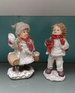 Kerst - Winterkinderen - Jongen/meisje - Wit Rood, Ophalen of Verzenden, Zo goed als nieuw