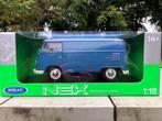 VW T1 1963 1:18 model, Ophalen of Verzenden, Nieuw, Auto, Welly