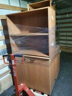 kersen houten kast ( kantoor ) draaideurkast div soorten, Huis en Inrichting, Kasten | Dressoirs, Gebruikt, Info@, Onbekend, Kersenhout