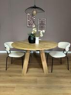 Nieuwe ronde tafel massief eiken Scandinavisch eettafel, Huis en Inrichting, Tafels | Eettafels, Nieuw, 100 tot 150 cm, 100 tot 150 cm