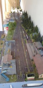 N spoor modulebaan, Hobby en Vrije tijd, Ophalen, Gelijkstroom, Rails, Trix