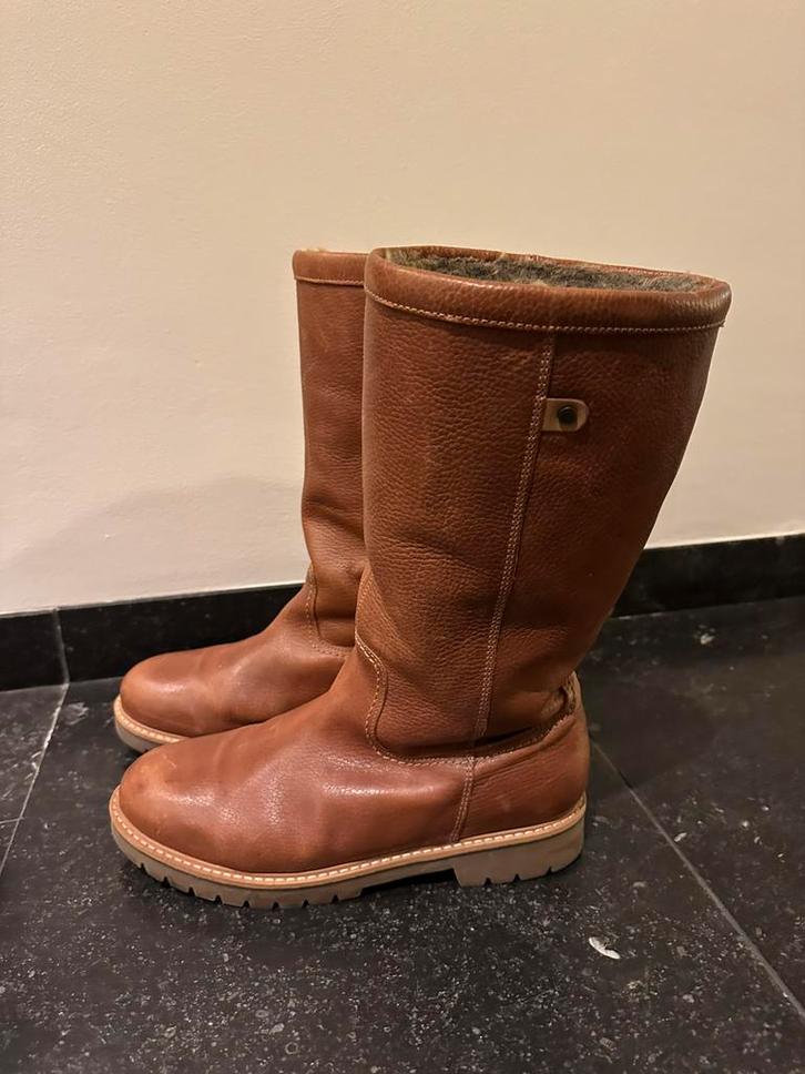 Leren dames laarzen hoog model met vachtvoering W.Proof 42, Kleding | Dames, Schoenen, Zo goed als nieuw, Hoge laarzen, Overige kleuren