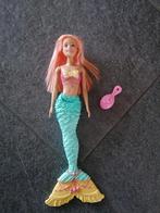 Zeemeermin Barbie pop met roze haar, Kinderen en Baby's, Speelgoed | Poppen, Ophalen, Zo goed als nieuw, Barbie