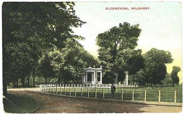 700184 Bloemendaal NH 1909 Wildhoef Postzegel Afgeweekt beschikbaar voor biedingen