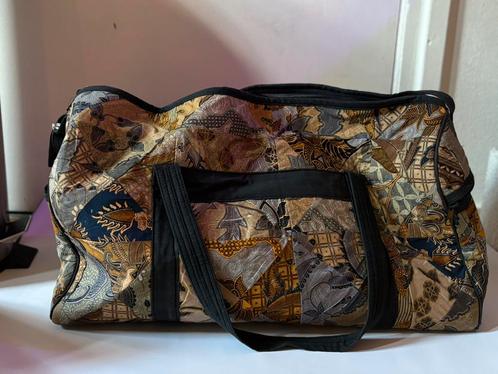 Vintage batik reistas patchwork, Sieraden, Tassen en Uiterlijk, Tassen | Reistassen en Weekendtassen, Zo goed als nieuw, Ophalen of Verzenden