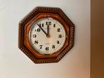 Vintage Kienzle keramieke wandklok Quartz seventies, Huis en Inrichting, Woonaccessoires | Klokken, Ophalen of Verzenden, Gebruikt