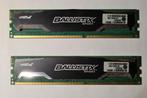 Ballistix Sport Gaming (2x4GB) BLS4G3D1609DS1S00.16FMR, Desktop, Ophalen of Verzenden, Zo goed als nieuw, DDR3