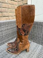 Chick on a mission * stoere western laarzen ( maat 40), Hoge laarzen, Chick on a mission, Bruin, Verzenden