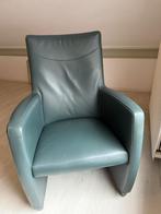 Leolux Lapita, hoge leuning, groen, Huis en Inrichting, Fauteuils, Ophalen, Gebruikt, Minder dan 75 cm, Design