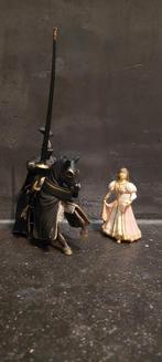 Schleich Zwarte Ridder te paard met princess vintage, Verzamelen, Speelgoed, Ophalen of Verzenden, Zo goed als nieuw