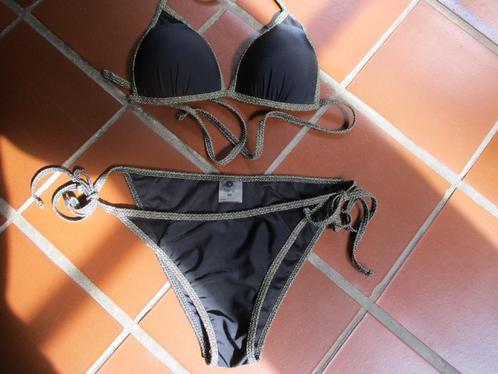mj/YON YI/bikini maat 40 /B cup/zwart met goud, Kleding | Dames, Badmode en Zwemkleding, Nieuw, Bikini, Zwart, Verzenden