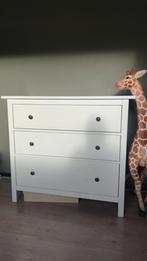 Ikea Hemnes ladekast met 3 lades, Huis en Inrichting, Kasten | Ladekasten, Ophalen, 100 tot 150 cm, Scandinavisch, Zo goed als nieuw
