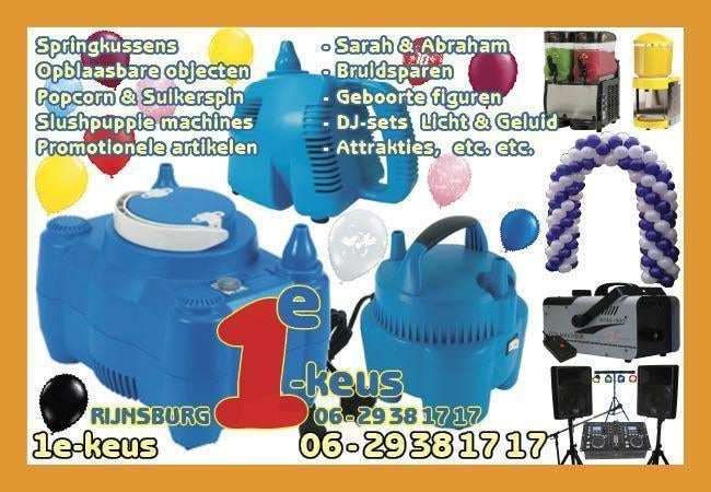 Huur goedkoop BALLONNENPOMPEN, 2 ballonnen in 1 sec + timer, Ophalen of Verzenden, Zo goed als nieuw, Overige