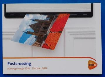 Postzegelmapje 534 A & B - Postcrossing 2016    beschikbaar voor biedingen