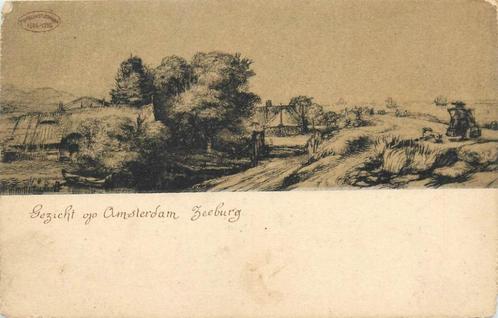 (304-070-049) Zeeburg Gezicht op Amsterdam, Verzamelen, Ansichtkaarten | Nederland, Noord-Holland, Verzenden