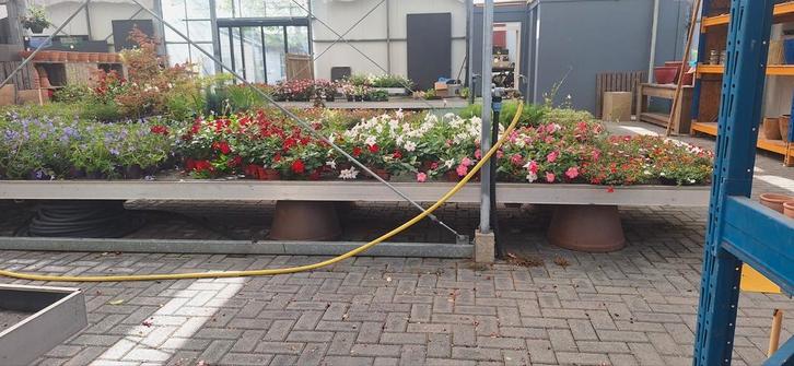 Plantentafels aluminium  6 meter lang., Tuin en Terras, Bloembakken en Plantenbakken, Steen, Minder dan 30 cm, Ophalen