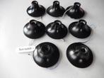 8 zwarte Artemide wand/plafond lampen, Ophalen of Verzenden, Gebruikt