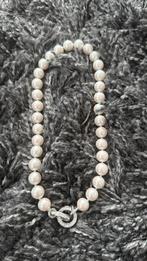 Splinternieuwe parelketting met slot met swarovski astrelle, Ophalen of Verzenden, Nieuw, Overige materialen