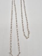 Vintage Lange Zilveren Ketting 66cm, Verzenden, Gebruikt, Zilver, Zilver