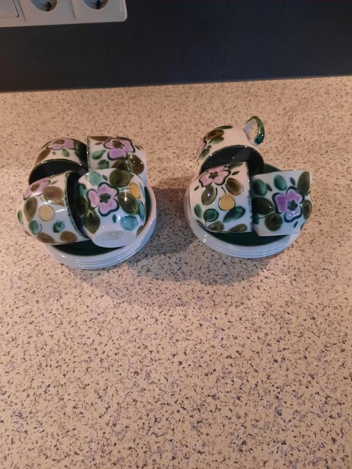 Vintage Boch Belgium Kopjes en Schotels, Huis en Inrichting, Keuken | Servies, Zo goed als nieuw, Kop(pen) en/of Schotel(s), Overige stijlen