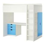 Stuva hoogslaper ikea met bureau en kast., Ophalen, Zo goed als nieuw, Hoogslaper