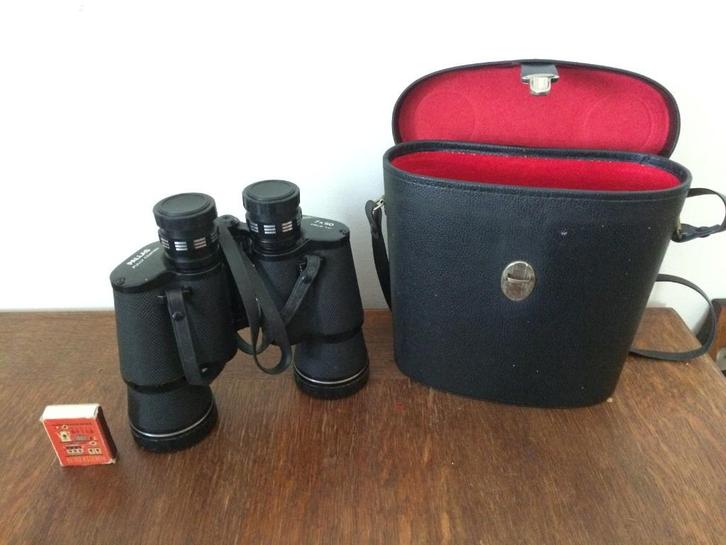 Pallas verrekijker verrenkijker JB207 etui zwart koffertje, Audio, Tv en Foto, Optische apparatuur | Verrekijkers, Zo goed als nieuw