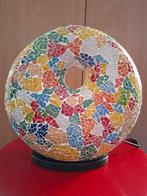 Prachtige tafellamp van mozaïekglas, Ophalen, Zo goed als nieuw, Minder dan 50 cm