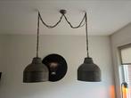 Industriële hanglampen, Huis en Inrichting, Lampen | Hanglampen, Metaal, Zo goed als nieuw, Ophalen, 75 cm of meer