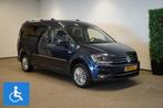 Volkswagen Caddy Maxi Rolstoelauto 5+1, Auto's, 12 maanden, 730 kg, Gebruikt, Blauw