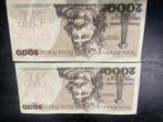 Zlotych 2000 Polski 2x, Postzegels en Munten, Bankbiljetten | Europa | Niet-Eurobiljetten, Los biljet, Ophalen of Verzenden, Polen
