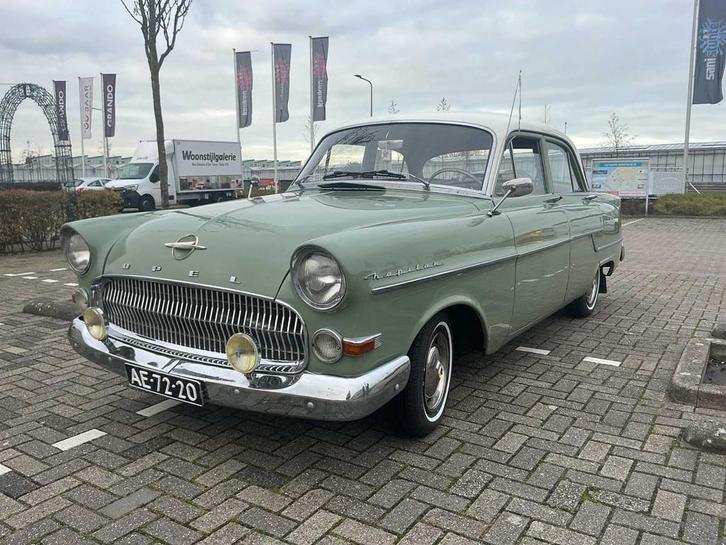 1956 Opel Kapitan Oldtimer, Auto's, Oldtimers, Bedrijf, Opel, Overige brandstoffen, Sedan, Geïmporteerd, Groen