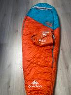Warme Quecha mummy slaapzak Forclaz kind (tot 140 / 150 cm), Caravans en Kamperen, Slaapzakken, Ophalen of Verzenden, Zo goed als nieuw