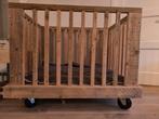 Steigerhouten box, Kinderen en Baby's, Boxen, Ophalen, Wieltjes