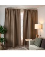 Ikea Vilborg verduisterde gordijnen bruin, Huis en Inrichting, 100 tot 150 cm, Bruin, 200 cm of meer, Ophalen of Verzenden