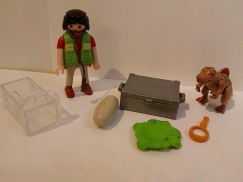 Playmobil set 4925 Onderzoeker met dino-baby, Kinderen en Baby's, Speelgoed | Playmobil, Gebruikt, Complete set, Ophalen of Verzenden