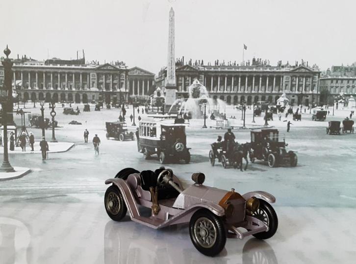 1:46 Mercer 35J Raceabout 1913; Matchbox MoY Y-07 v2.1, Hobby en Vrije tijd, Modelauto's | Overige schalen, Zo goed als nieuw