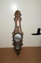 Oude barometer, Nederlands-en franstalig,zwaar metaal, Antiek en Kunst, Ophalen of Verzenden