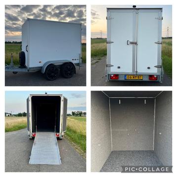 Hapert gesloten bakwagen 3500 KG met vaste oprij ramp beschikbaar voor biedingen